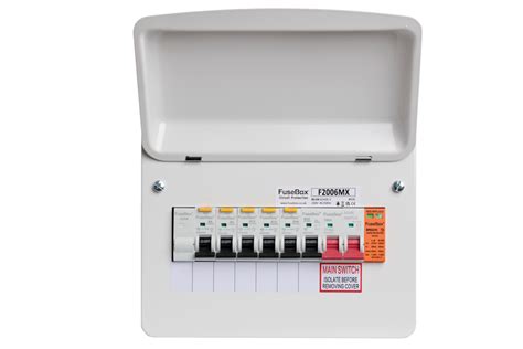 fusebox 6 way consumer unit